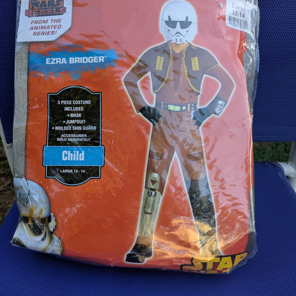 Star Wars Ezra Bridger Costume with Mask and Jumpsuit